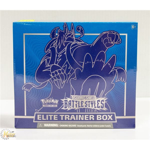 POKEMON BATTLE STYLES ELITE TRAINER BOX, NEW