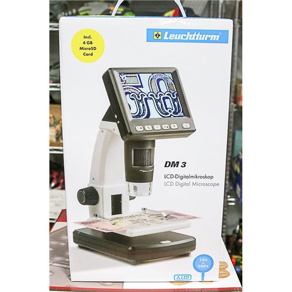 LIGHTHOUSE 10X-500X LCD DIGITAL MICROSCOPE, NEW