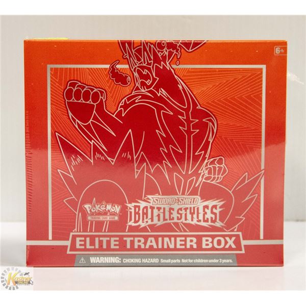 POKEMON BATTLE STYLES ELITE TRAINER BOX, NEW