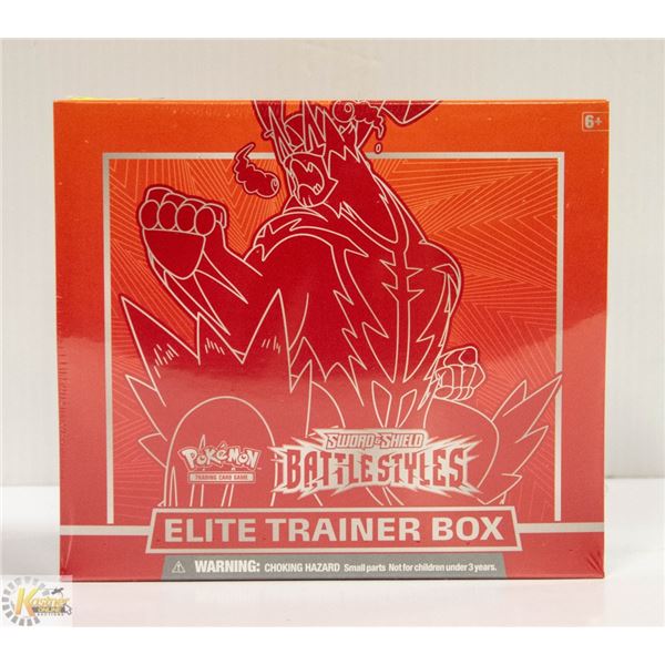 POKEMON BATTLE STYLES ELITE TRAINER BOX, NEW