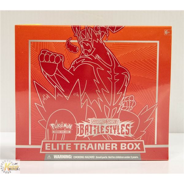 POKEMON BATTLE STYLES ELITE TRAINER BOX, NEW