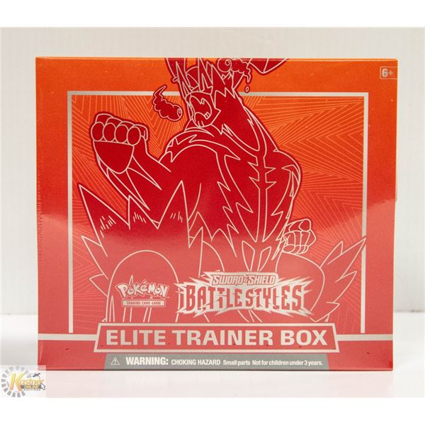 POKEMON BATTLE STYLES ELITE TRAINER BOX, NEW
