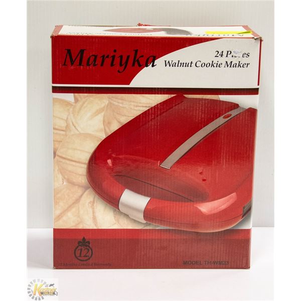 MARIYKA  RED WALNUT COOKIE MAKER 24 PIECES