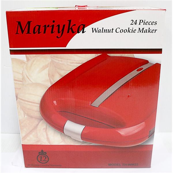 NEW 24 PIECES WALNUT COOKIE MAKER