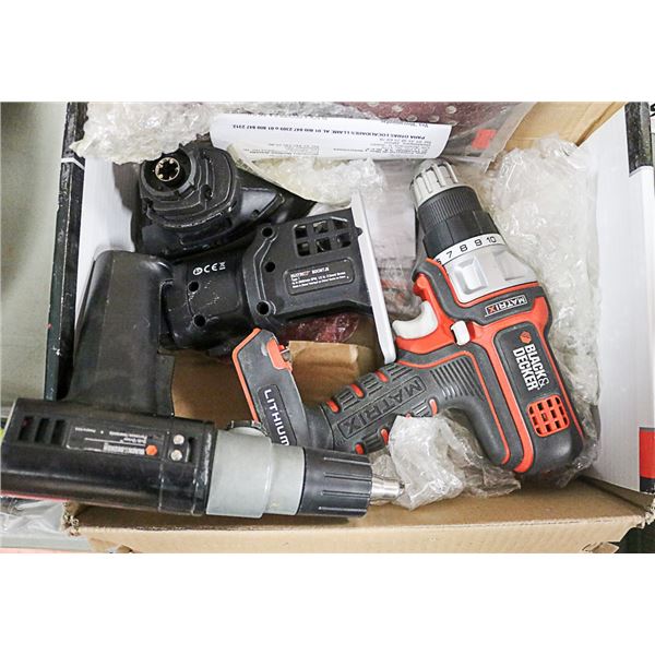 BLACK AND DECKER MATRIX DRILL PLUS ANOTHER DRILL