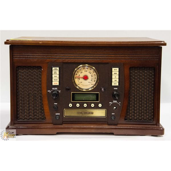 STEREO WITH CD PLAYER AND TURNTABLE