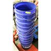 Image 1 : x10 LOWES BRAND LARGE GARDEN/PAINT BUCKETS, USED