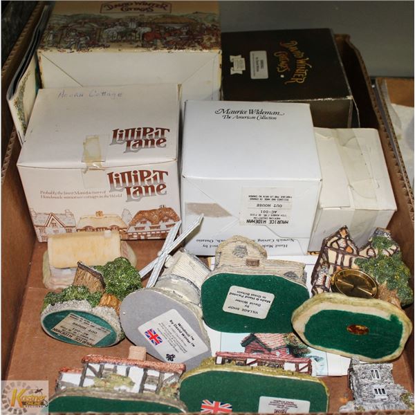 TRAY OF ASSORTED COLLECTOR COTTAGES