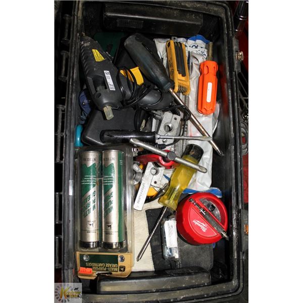 BLACK BOX WITH CONTENTS