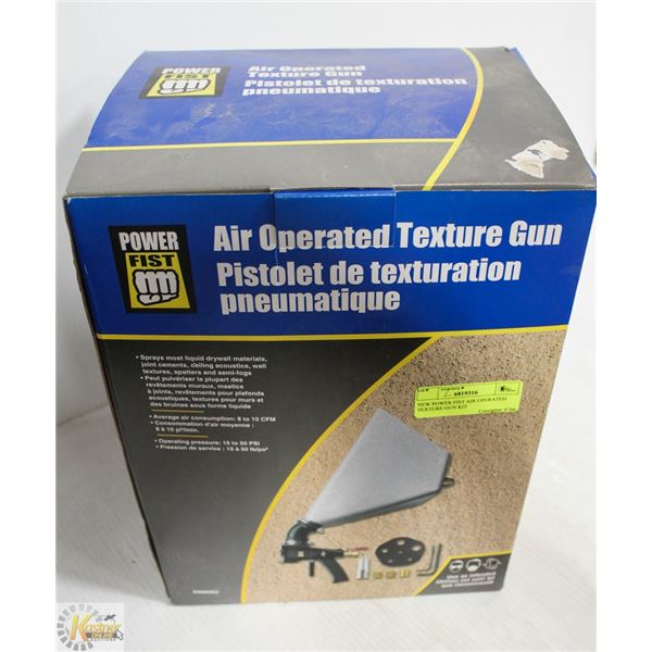 NEW POWER FIST AIR OPERATED TEXTURE GUN KIT
