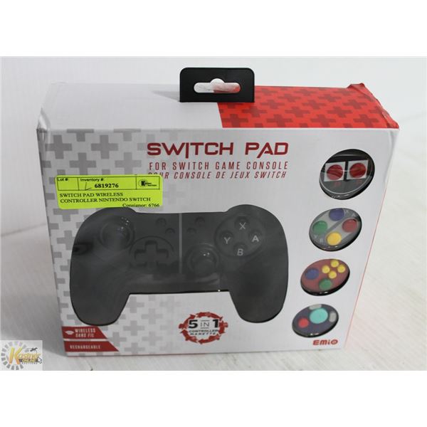 SWITCH PAD WIRELESS CONTROLLER NINTENDO SWITCH