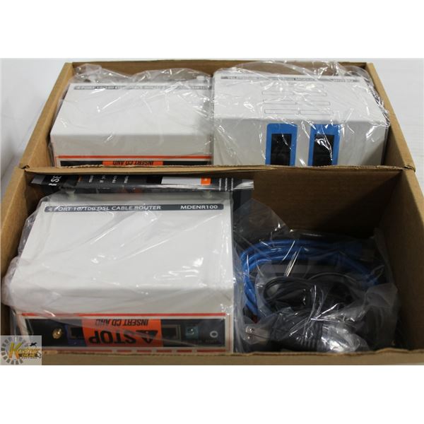 2 NEW HONEYWELL CABLE ROUTERS