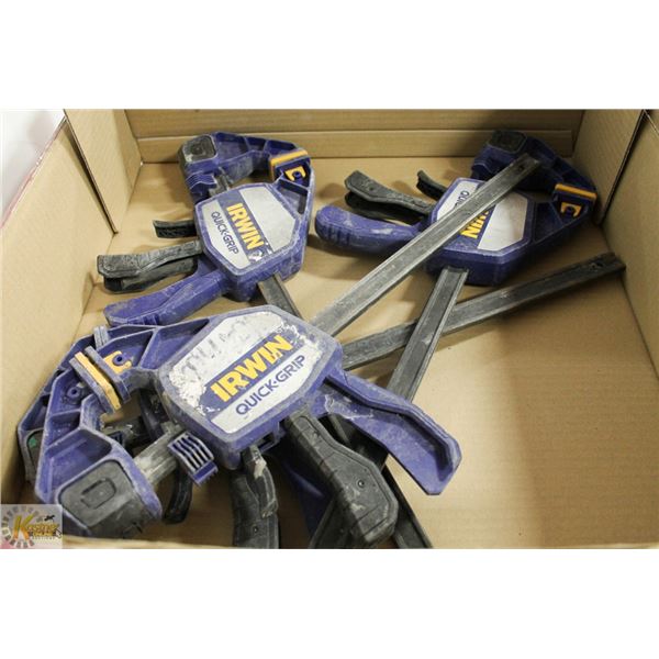 4 QUICK GRIP CLAMPS