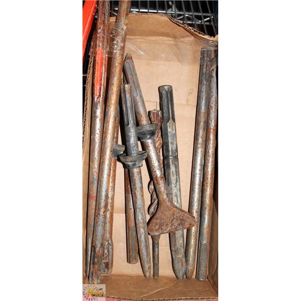 10 ASSORTED HILTI BITS