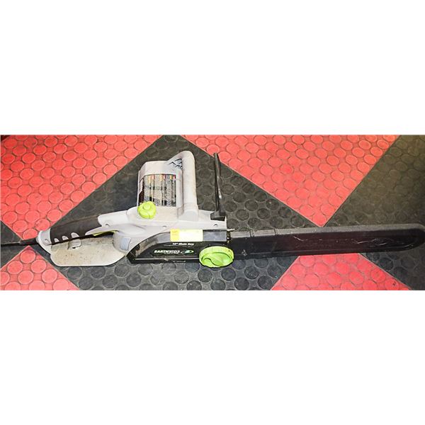 EARTHWISE ELECTRIC 16 INCH CHAIN SAW, USED,