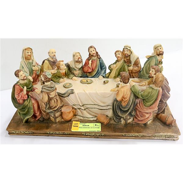 LAST SUPPER DIORAMA SCULPTURE