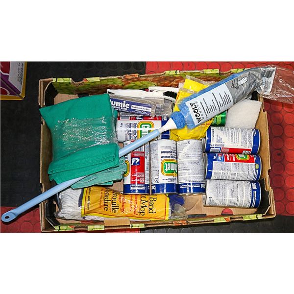 LARGE FLAT WITH NEW PROFESSIONAL CLEANING SUPPLIES