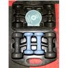 Image 1 : LIFEGEAR 16 LB. DUMBBELL TRAINING SET WITH DVD IN