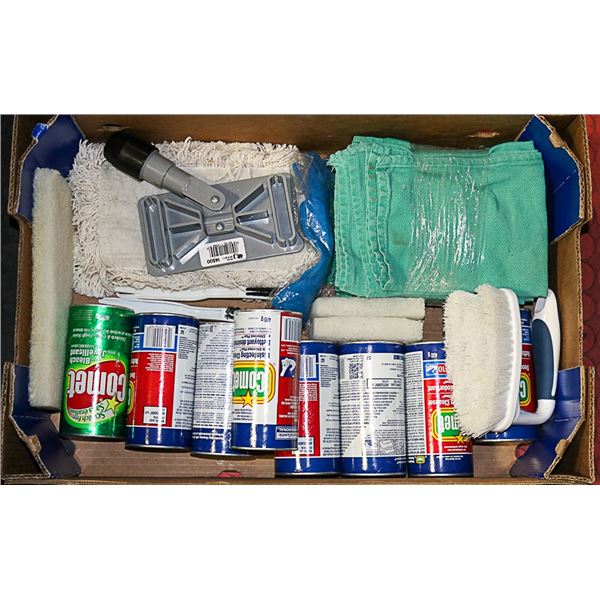 LARGE FLAT WITH NEW PROFESSIONAL CLEANING SUPPLIES