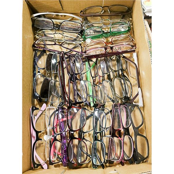 FLAT OF READING GLASSES
