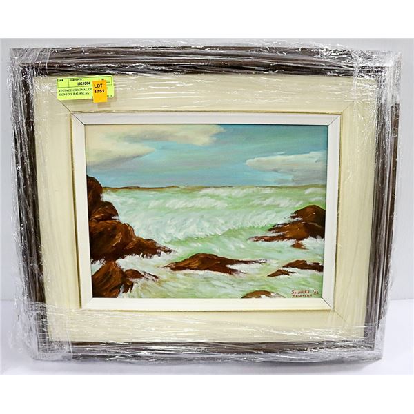 VINTAGE ORIGINAL OIL PAINTING SIGNED S BALASCAK