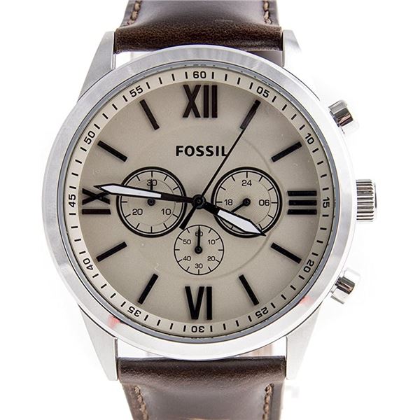 NEW FOSSIL 48MM TRIPLE CHRONO MSRP $209 WATCH