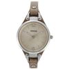 Image 2 : NEW FOSSIL WATCH TAN LEATHER BAND MSRP $190 32MM. JEWELLERY.