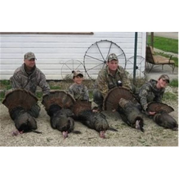 Kansas Eastern Wild Turkey hunt (1 adult & 1 youth)