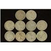 Image 2 : 10 ASSORTED 1940-1965 CANADA SILVER 10 CENTS