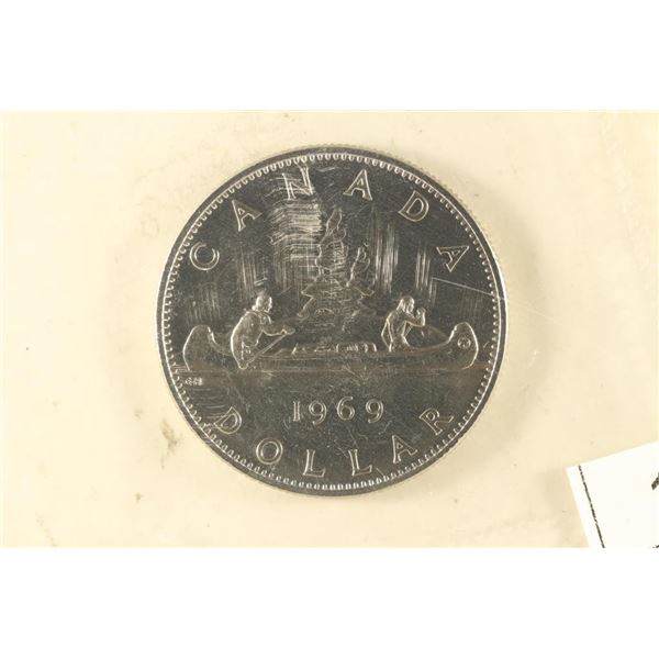 1969 CANADA DOLLAR BRILLIANT UNC