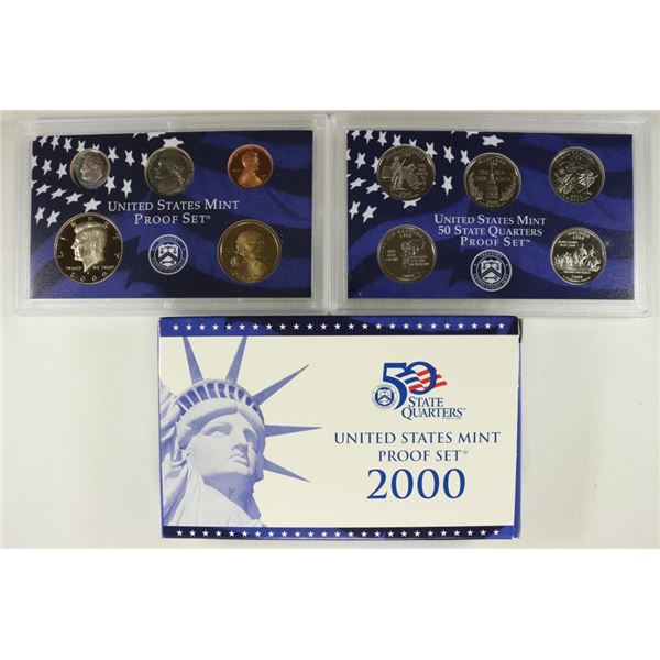 2000 US PROOF SET (WITH BOX)