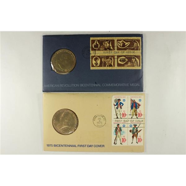 1972 & 1975 BICENTENNIAL FIRST DAY COVERS