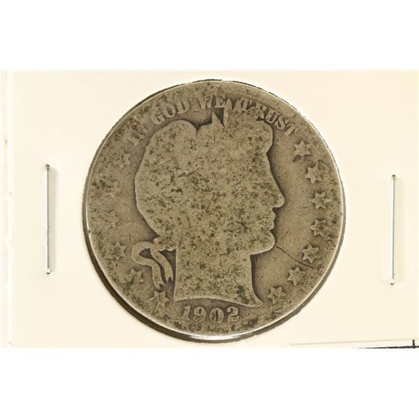 1902 BARBER HALF DOLLAR