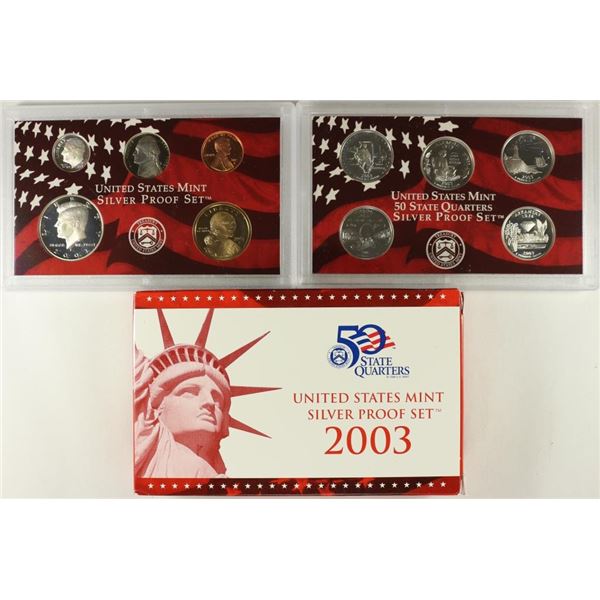 2003 US SILVER PROOF SET (WITH BOX)