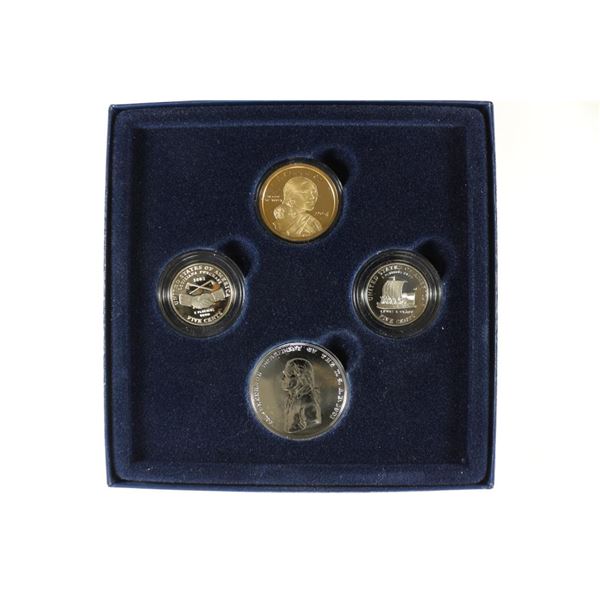 2004 WESTWARD JOURNEY NICKEL COIN & MEDAL SET