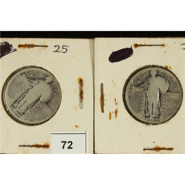 1925 & 1926 STANDING LIBERTY QUARTERS