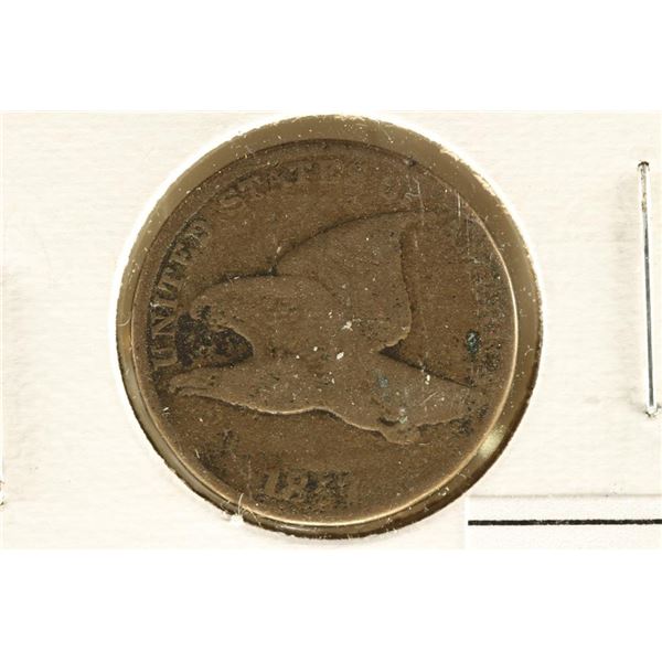 1857 FLYING EAGLE CENT VERY GOOD