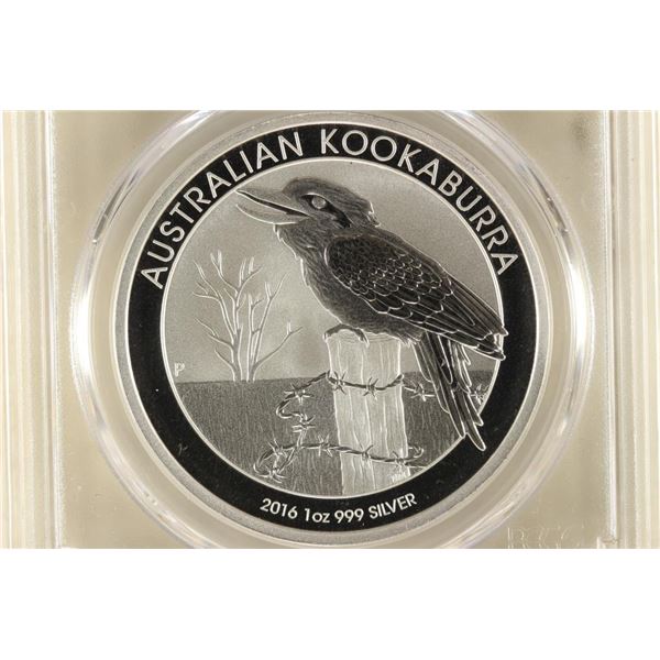 2016-P AUSTRALIA KOOKABURRA 1 OZ SILVER DOLLAR