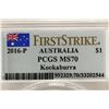 Image 3 : 2016-P AUSTRALIA KOOKABURRA 1 OZ SILVER DOLLAR