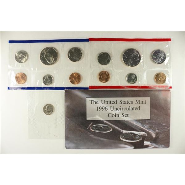 1996 US MINT SET (UNC) P/D (WITH ENVELOPE)