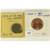 Image 1 : OFF CENTER ERRORS 1999-P LINCOLN CENT AND 1999-P