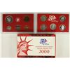 Image 2 : 2000 US SILVER PROOF SET (WITH BOX)