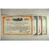 Image 1 : 4 VINTAGE STOCK CERTIFICATES THE BALTIMORE AND