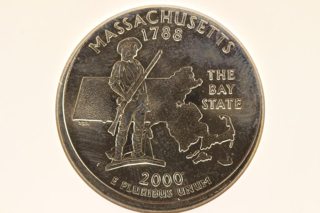 ERROR 2000-P MASSACHUSETTS QUARTER PARTIAL