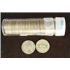 Image 1 : ROLL OF 40-1943-S 35% SILVER JEFFERSON WAR NICKELS