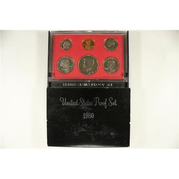 1980 US PROOF SET (WITH BOX)