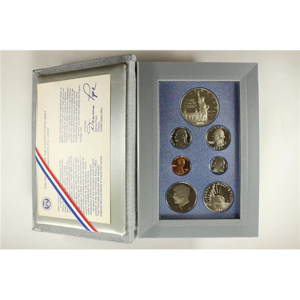 1986 US PRESTIGE PROOF SET US LIBERTY