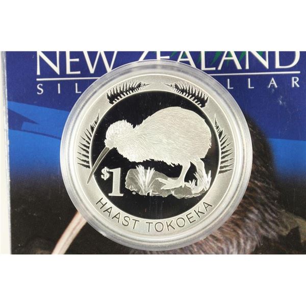 2008 NEW ZEALAND PROOF SILVER DOLLAR