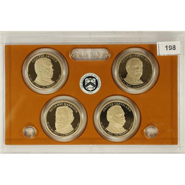 2012 PRESIDENTIAL DOLLAR PROOF SET NO BOX