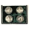 Image 1 : 1984 CHINA 4 COIN PROOF SET CONTAINS: 5 YUAN
